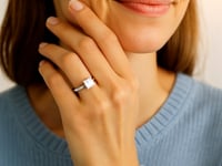 1.50.ct Princess Cut Lab Grown Diamond Solitair Ring In 14K White Gold | IGI Certified