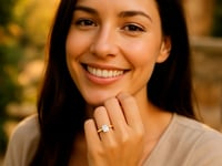1.ct Radiant Cut Lab Grown Diamond Solitaire Ring in 14K Yellow Gold | IGI Certified