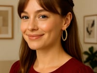 14K Yellow Gold Polished Large Bead Hoop Earrings