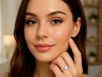 2.ct Princess Cut Lab Grown Diamond Solitaire Ring in 14K White Gold | IGI Certified