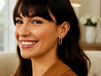 Oval Endless Hoop Earrings in 14K Yellow Gold