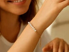 Adjustable Friendship Bracelet With Pearls 68369 in 14K Yellow Gold
