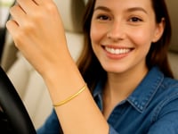 14K Yellow Gold Super Flex Herringbone Bracelet