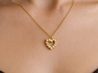 Petite Diamond Heart Necklace