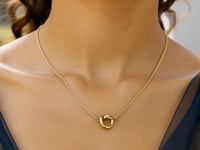 Love Knot Necklace in 14K Yellow Gold