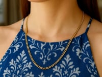 14k Yellow Gold Light Gourmette Chain (3.60 mm)