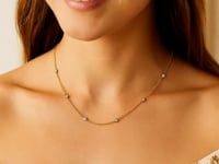 Diamonds Station Necklace | 18'